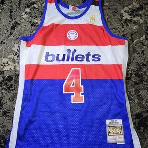 Chris webber bullets jersey men's large